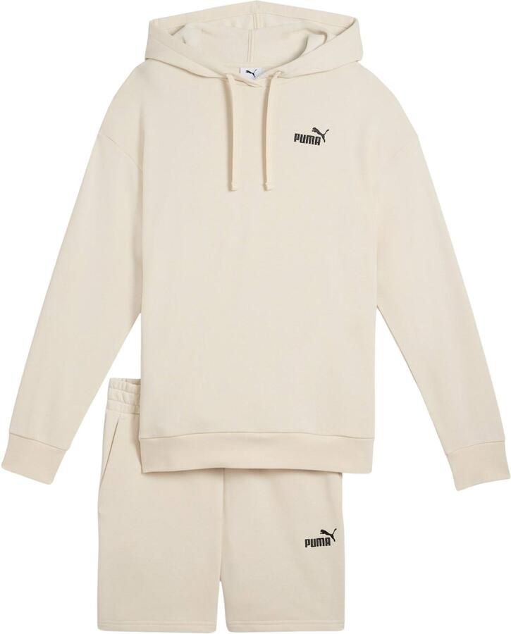 PUMA Trainingspak SHORT HOODED RELAXED SWEAT SUIT 7" TR OP (2-delig)