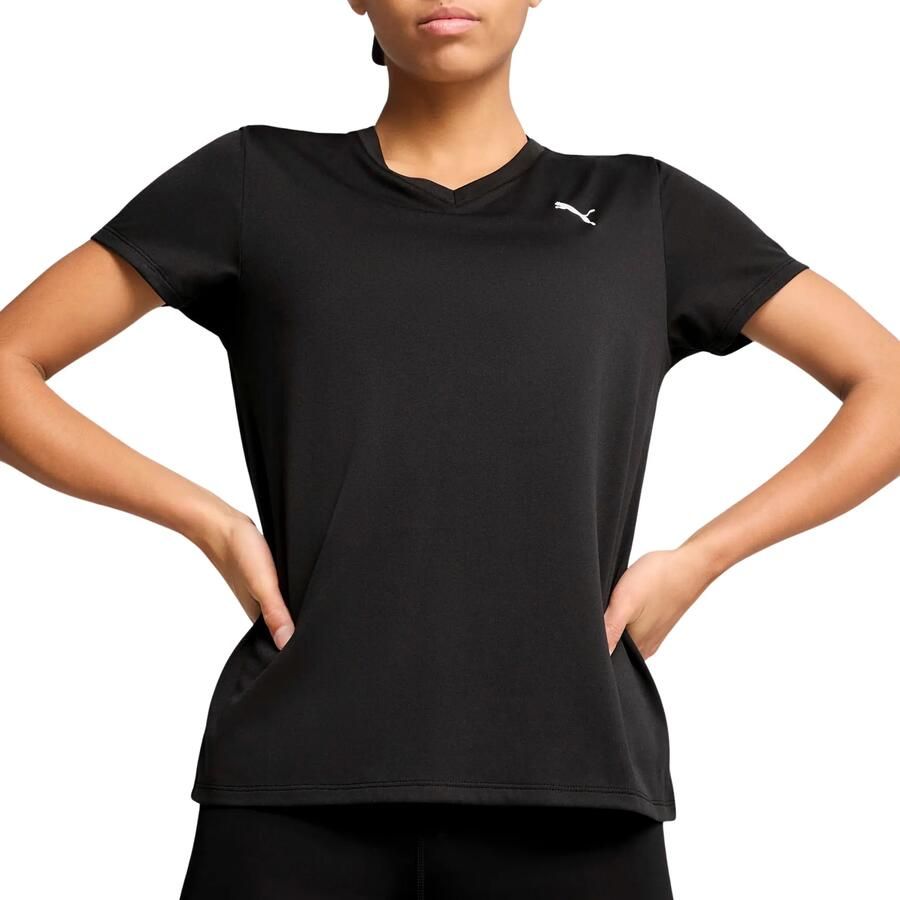 PUMA Trainingsshirt W TAD ESSENTIAL VNECK TEE