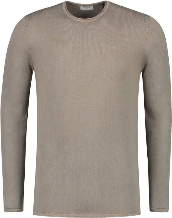 Purewhite Flat Knitted Small Logo Longsleeve Shirt Heren