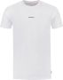 PUREWHITE Heren Polo's & T-shirts Tshirt With Small Logo On Chest And Big Back Print Wit - Thumbnail 3
