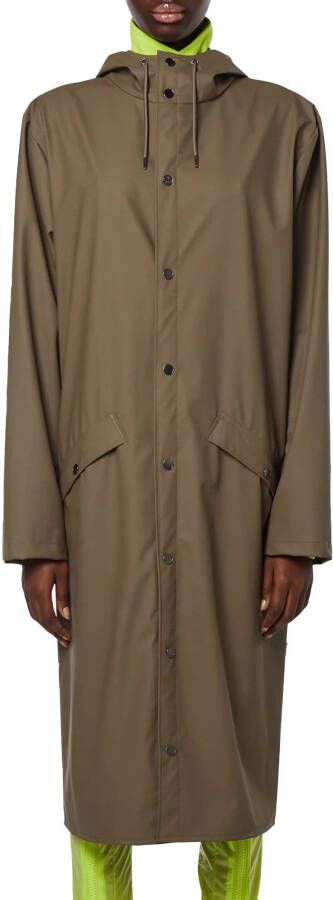 Rains Longer Jacket 18360 Wood Bruin Unisex