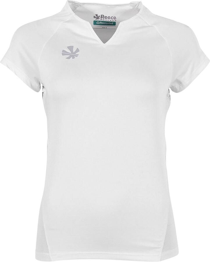 Reece Australia sportshirt Rise wit Sport t-shirt Meisjes Polyester V-hals 140
