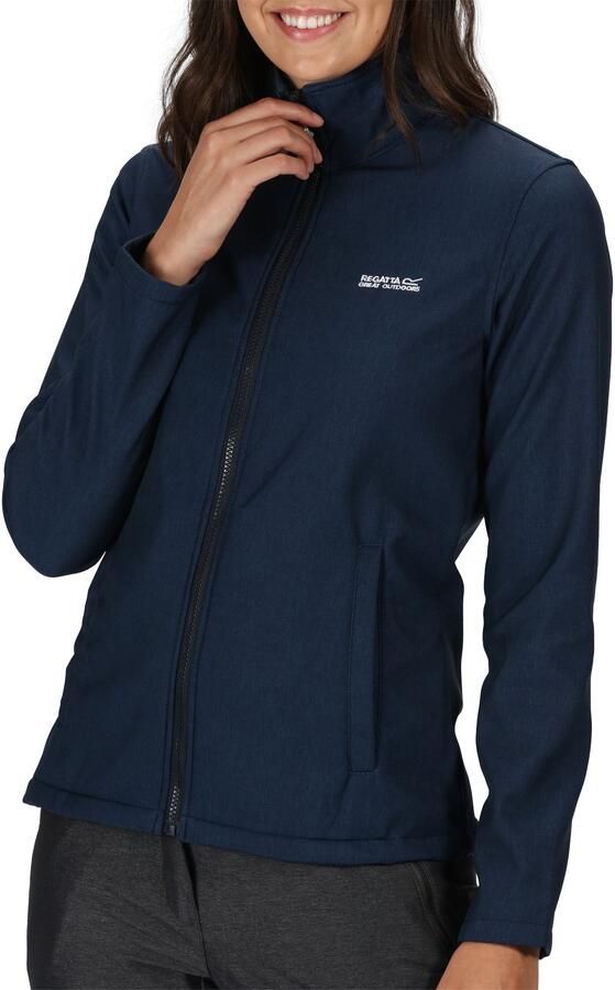 Regatta connie softshell outdoorjas blauw dames