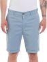 Replay Lichtblauwe Shorts Slim Fit Katoen Blue Heren - Thumbnail 2