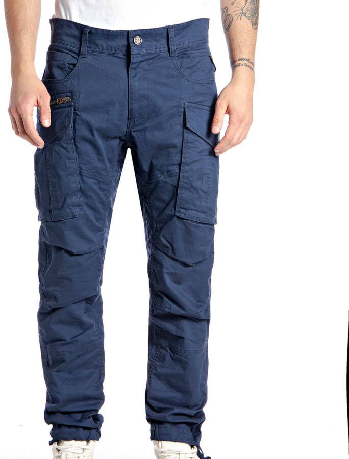 Replay Straight Jeans Blauw Heren