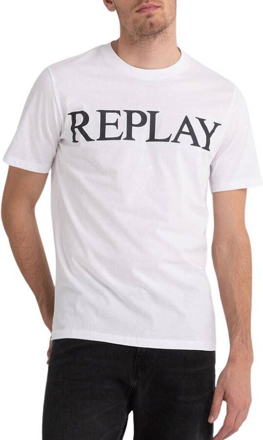 Replay T-Shirts Wit Heren