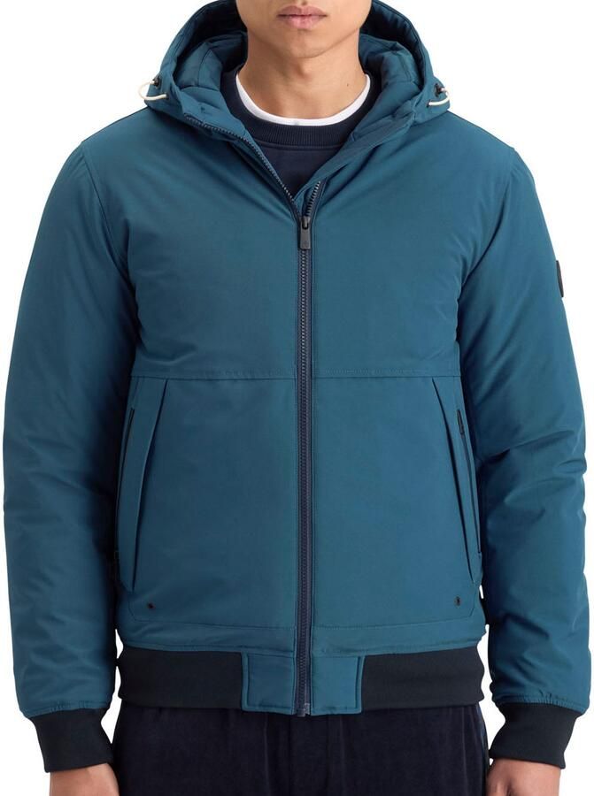 Scotch & Soda Classic Stretch Hooded Softshell Heren