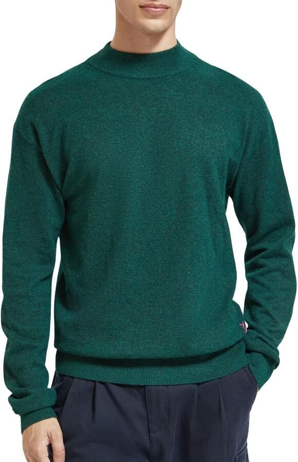 Scotch & Soda Sweater Scotch & Soda Turtle Groen Melange - Foto 3
