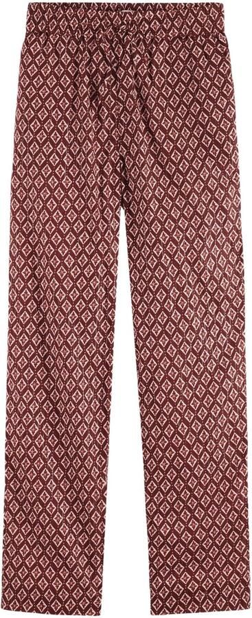 Scotch & Soda Gia Block Print Broek Dames