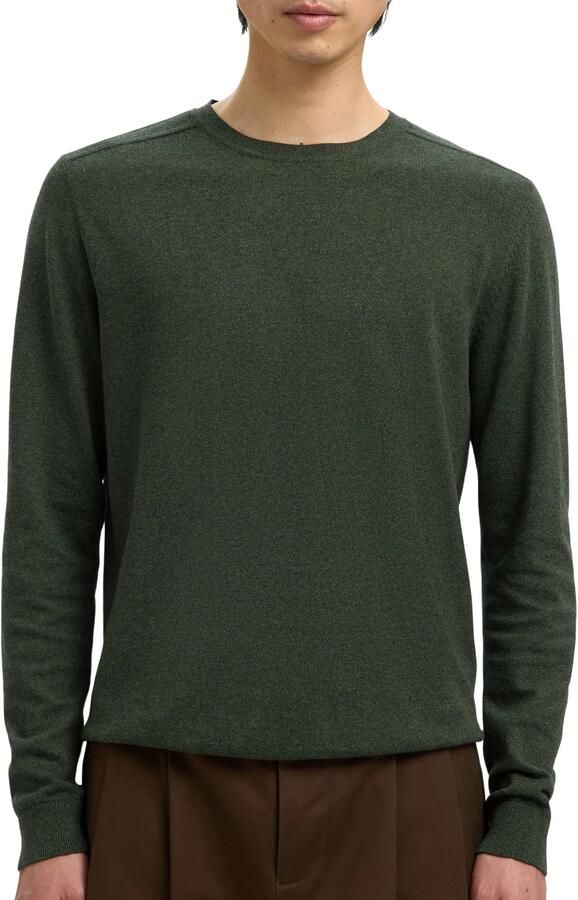 Selected Homme Regular fit gebreide pullover van puur katoen model 'BERG'