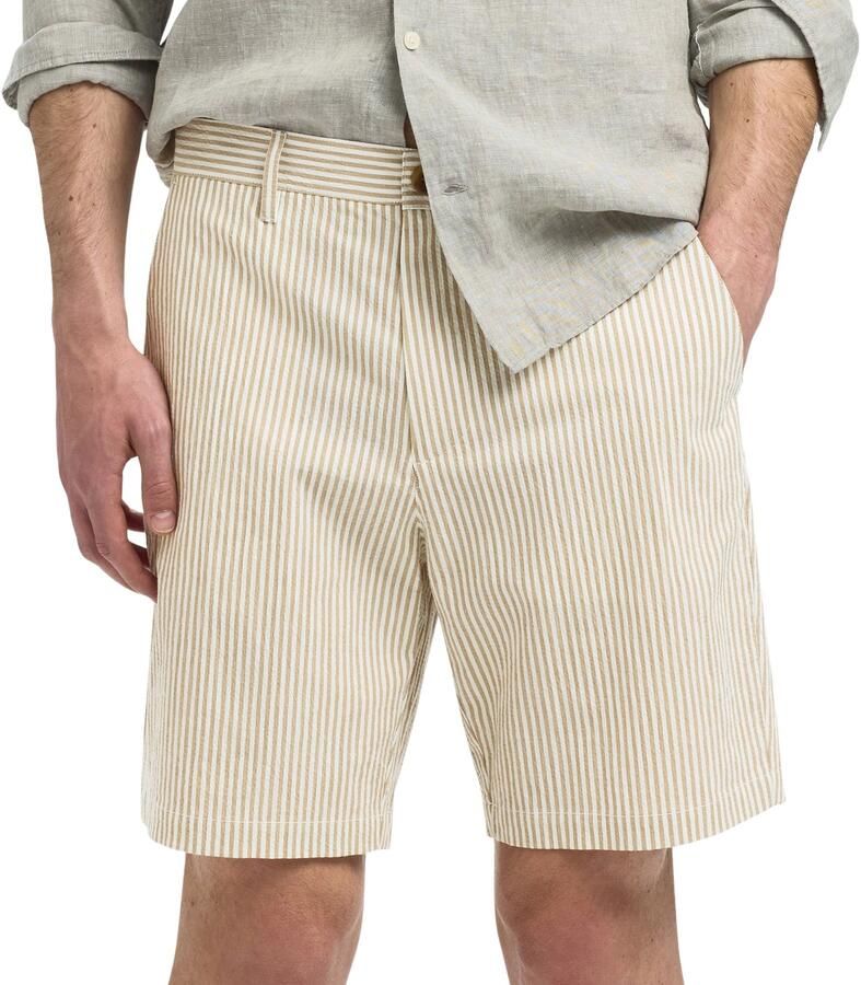 SELECTED HOMME regular chino short SLHREGULAR-KARL lichtbruin - Foto 4
