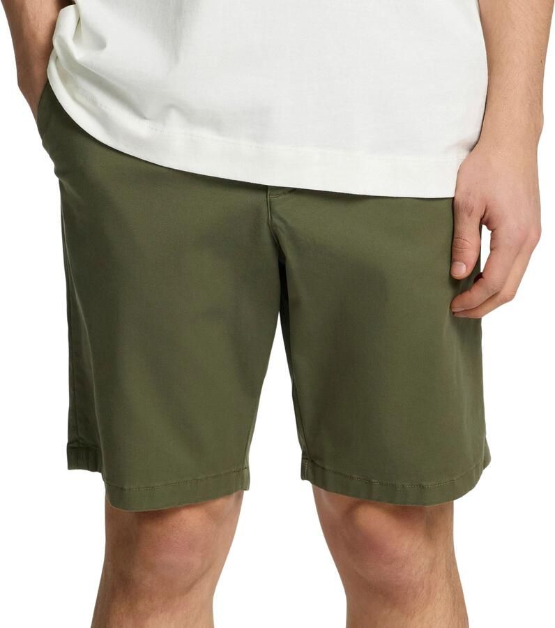 SELECTED HOMME slim bermuda short SLHSLIM-MILES olijfgroen