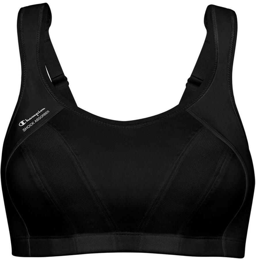 SHOCKABSORBER racerback multisport sportbh zwart dames