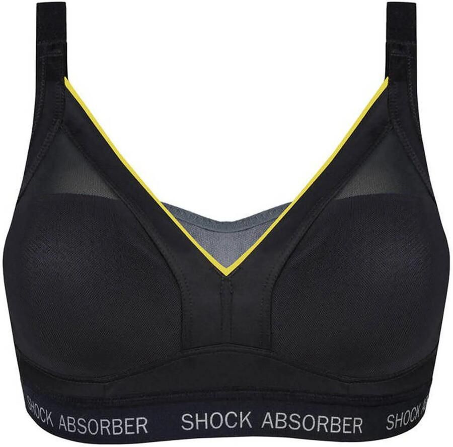 Shock Absorber level 3 sportbh Active Shaped Support zwart - Foto 3