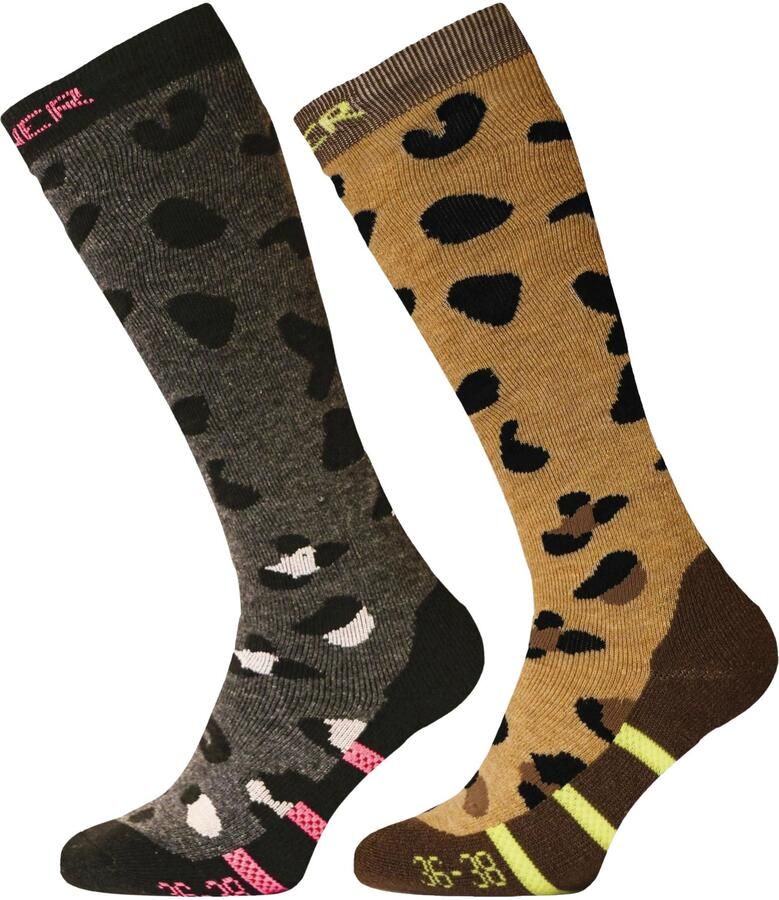 Sinner ski sokken Annimal Socks multicolor Skisokken Dames Polypropyleen 36-38