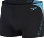 Speedo ECO Endurance+ zwemboxer Hyperboom Splice zwart blauw - Thumbnail 2