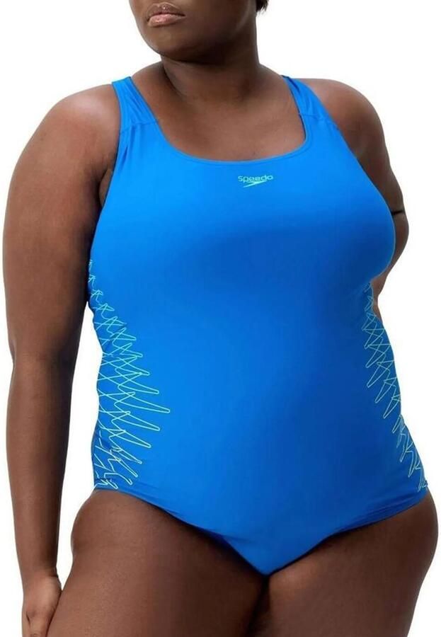 Speedo Digital Placement Medalist Badpak Dames (plus size)
