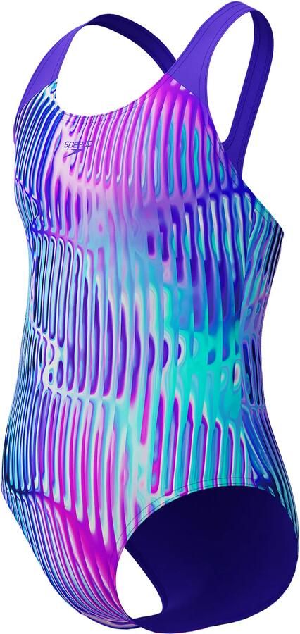 Speedo ECO Digital Allover Splashback Badpak Meisjes