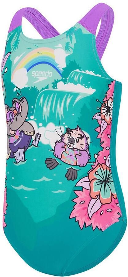 Speedo ECO Learn To Swim Printed Badpak Meisjes