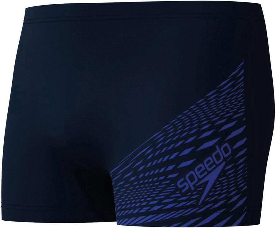 Speedo EnduraFlex zwemboxer Medley Logo donkerblauw blauw