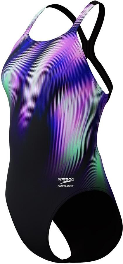 Speedo ECO+ Placement Printed Powerback Badpak Dames