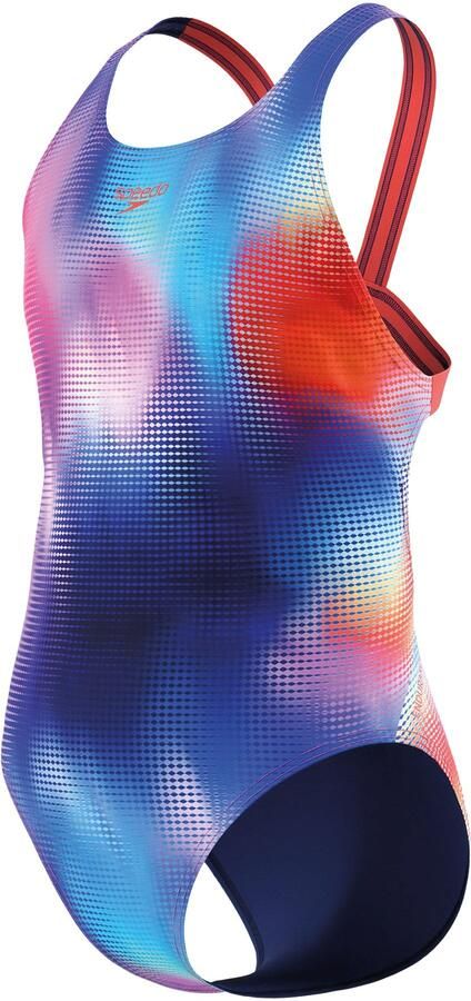 Speedo END+ Digital Allover Leaderback Badpak Meisjes