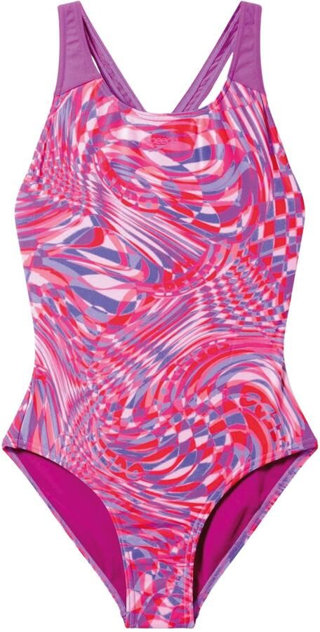 Speedo END+ Digital Allover Splashback Badpak Meisjes