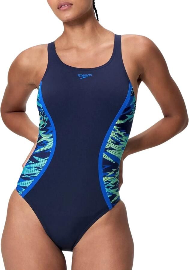 Speedo Endurance Pro sportbadpak Hyperboom Splice donkerblauw blauw - Foto 3
