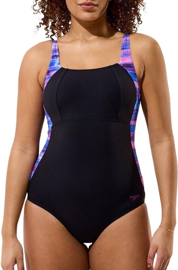 Speedo Lunalustre Printed Shaping Badpak Dames