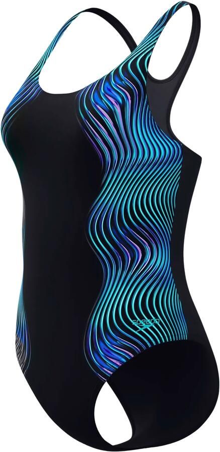 Speedo Printed Medalist Badpak Dames - Foto 1