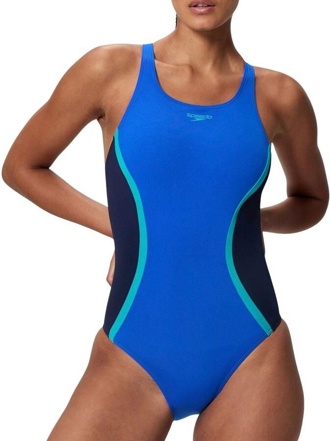 Speedo Solid Splice Medalist Badpak Dames