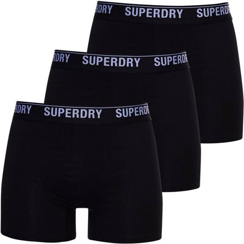 Superdry Lange boxershort SD lg Boxer web wb 3x (3 stuks Set van 3)