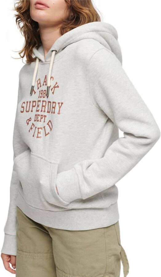 Superdry College Scripted Graphic Hoodie Dames