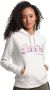 Superdry hoodie EMBELLISHED VL HOODIE met printopdruk ecru - Thumbnail 1