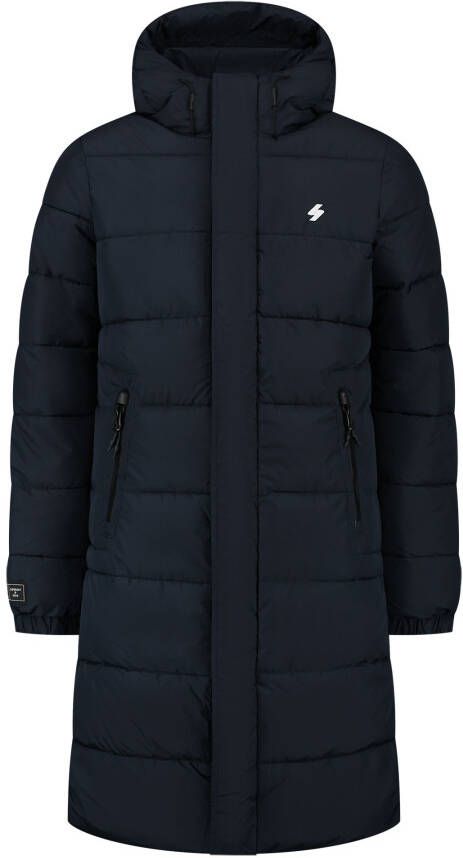 Superdry Hooded Longline Sports Puffer Winterjas Heren