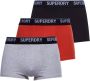 Superdry Lange boxershort SD lg Boxer web wb 3x (3 stuks Set van 3) - Thumbnail 3