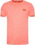 Superdry slim fit T-shirt Low Roller met logo roze - Thumbnail 3
