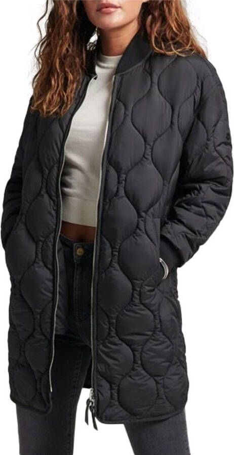 Superdry Studios Longline Quilted Jas Dames