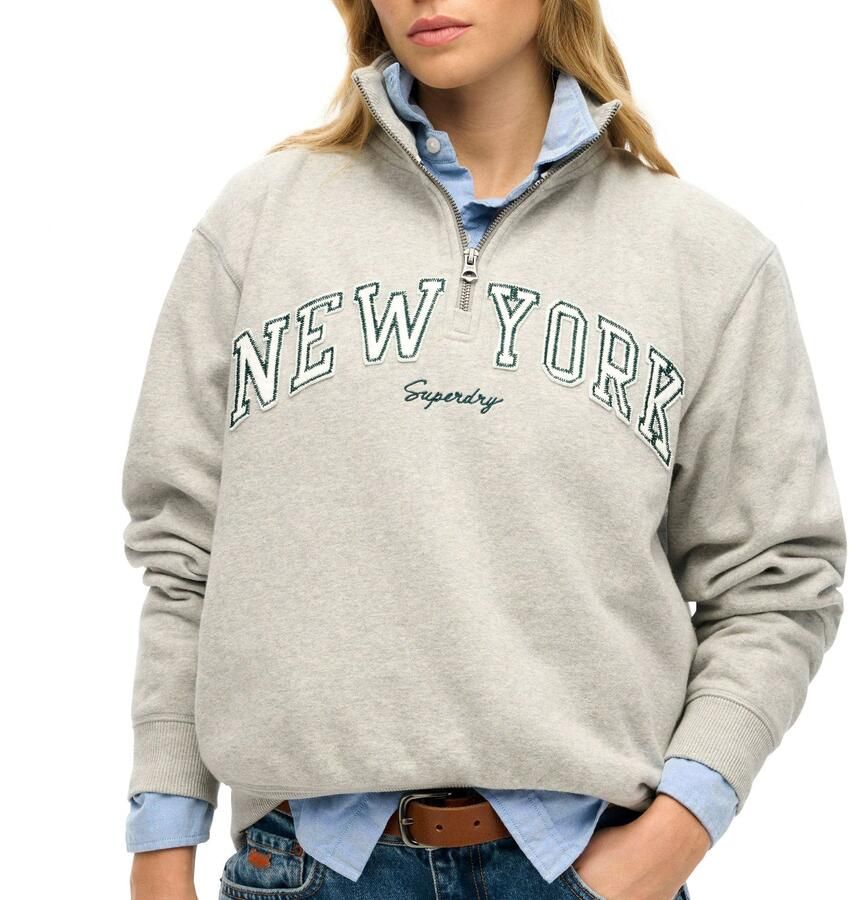 Superdry Athletic Essential Half Zip Sweater Dames