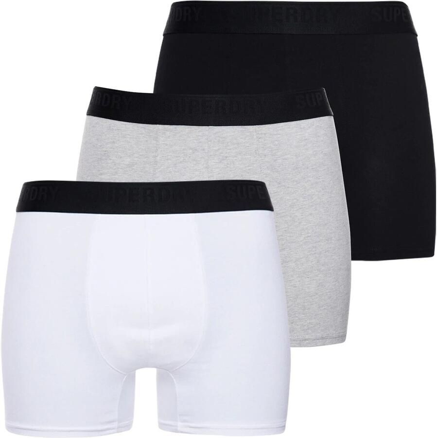 Superdry Boxershort met elastische band in een set van 3 stuks