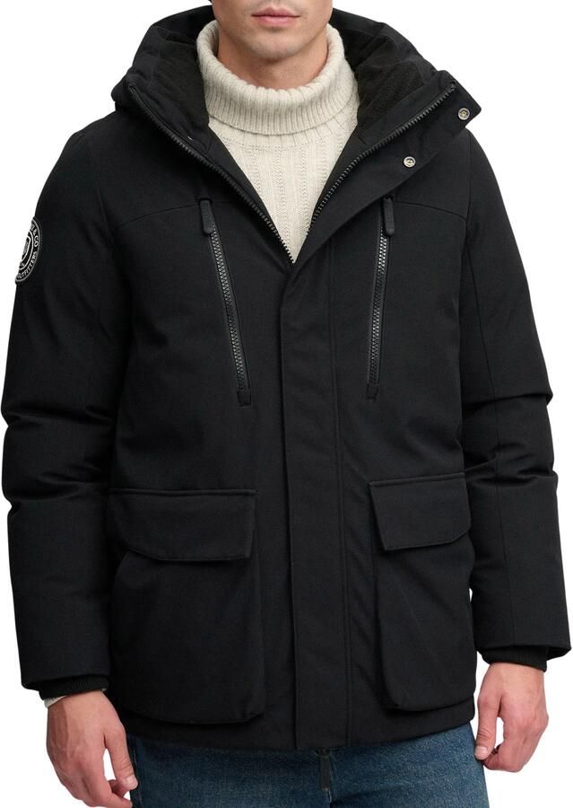 Superdry parka met capuchon en klepzakken