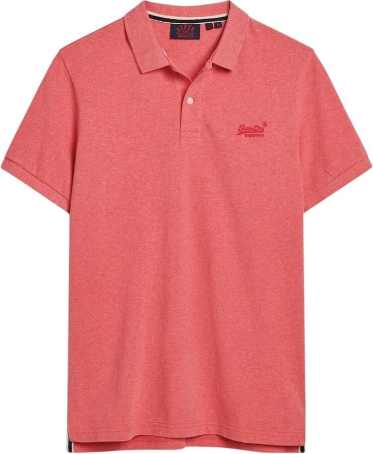 Superdry regular fit polo Classic Pique met logo 9vs