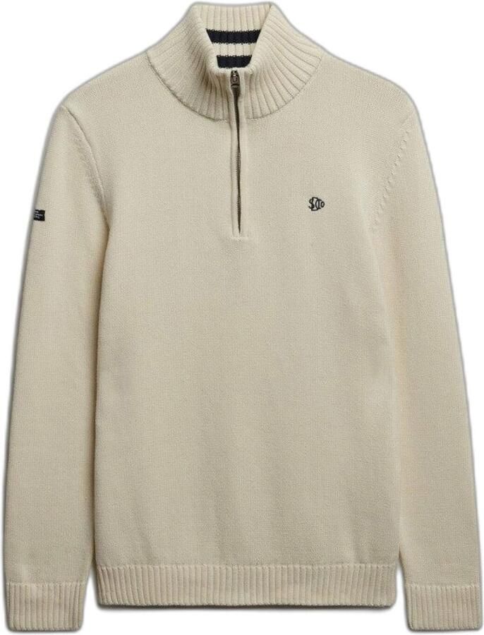 Superdry Cotton Knit Henley Trui Heren