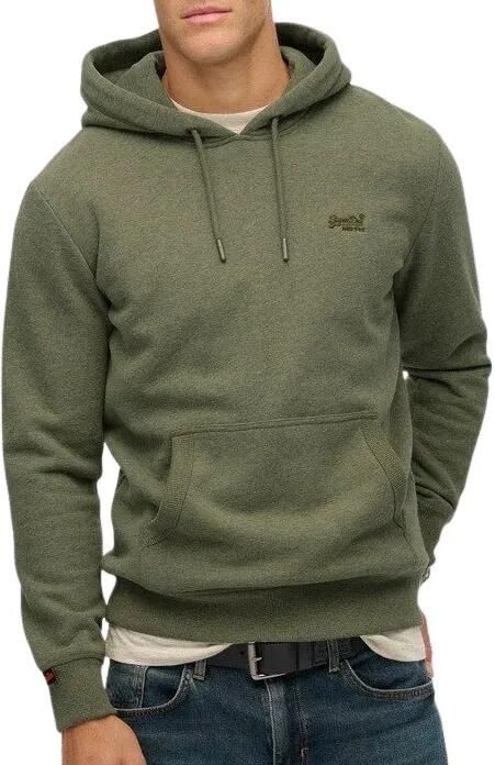Superdry Sweater Hoodie Essential Faded Sage Groen
