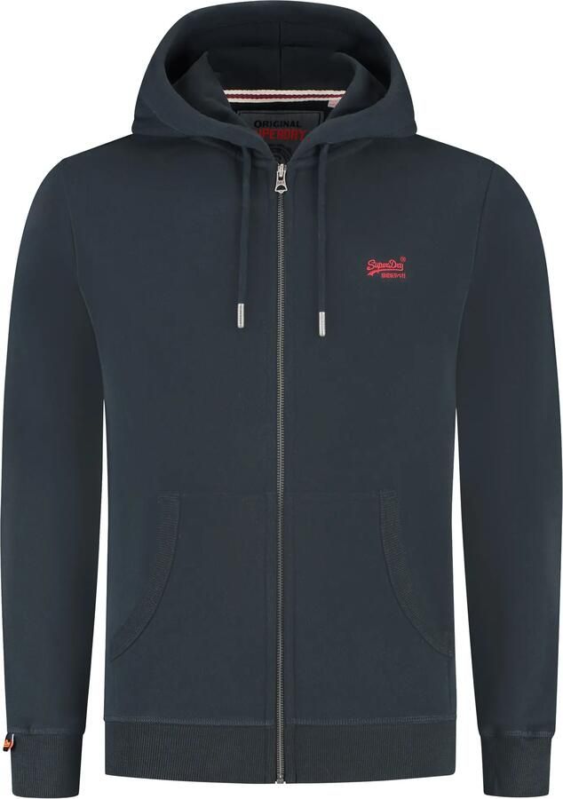 Superdry Sweater Essentiële hoodie met logorits