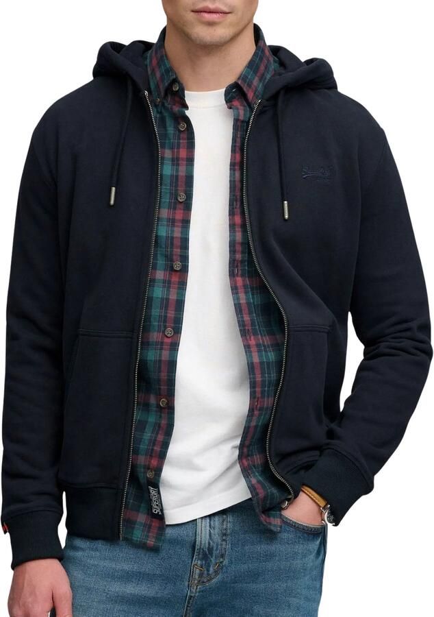Superdry Capuchonsweatvest ESSENTIAL LOGO ZIP HOODIE HB - Foto 4