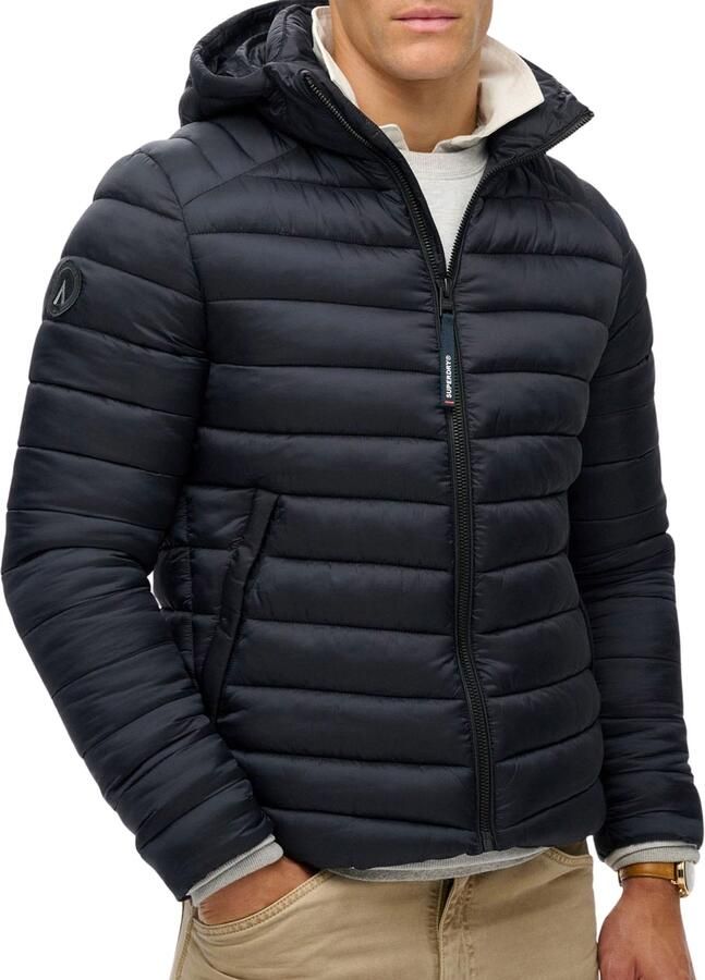 Superdry Trainingsjack Fuji sport gewatteerd jack met capuchon