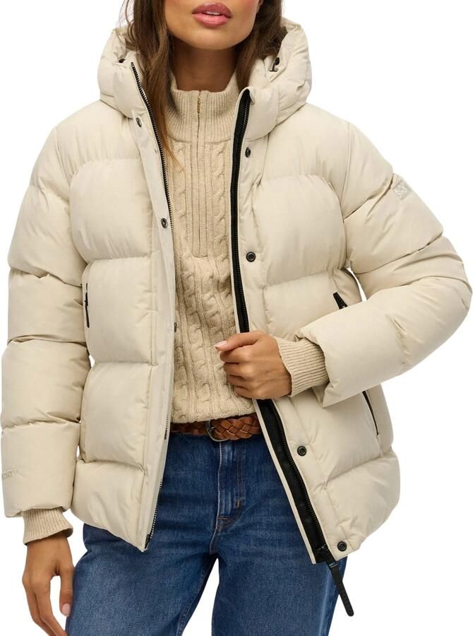 Superdry Gewatteerde jas HOODED 5 BAFFLE SPORTS PUFFER