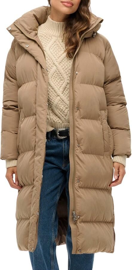 Superdry Donsjas Doudoune longue à capuche femme