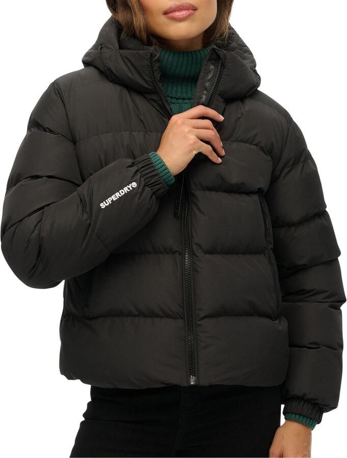 Superdry Gewatteerde jas HOODED SPORTS PUFFER JACKET